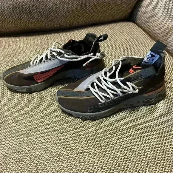 Nike React WR ISPA Velvet Brown Terra Orange size 4.5 - Picture 3 of 6